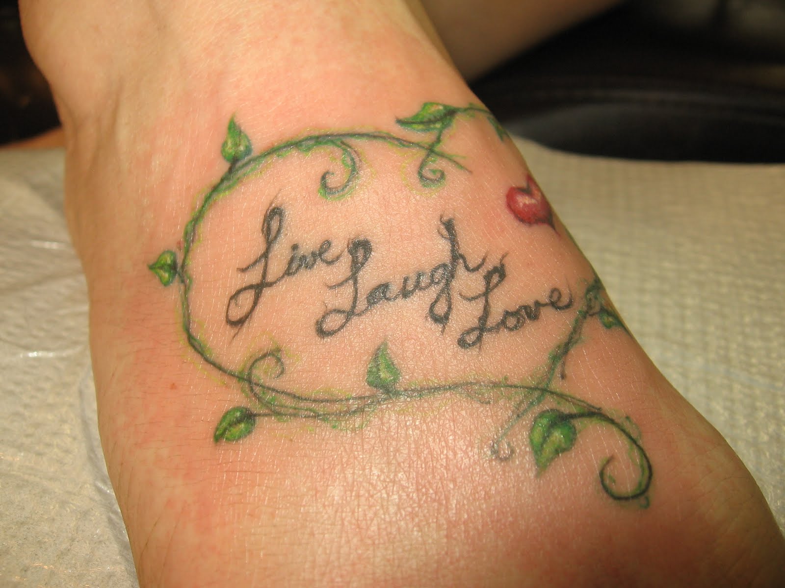 dDefective Ink "Live Laugh Love" Vines