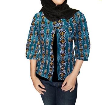 Model Gamis Bolero Batik Terbaru