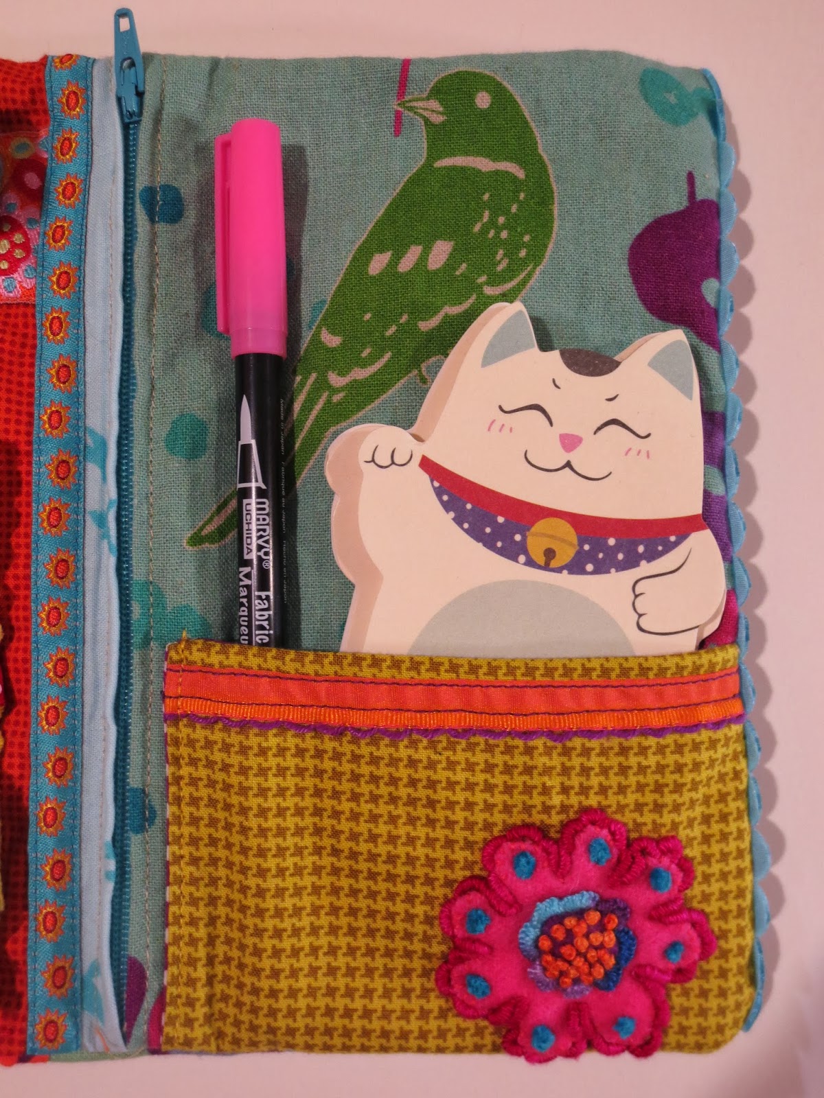 Art Journey: Wool Embroidery on a Sewing Kit