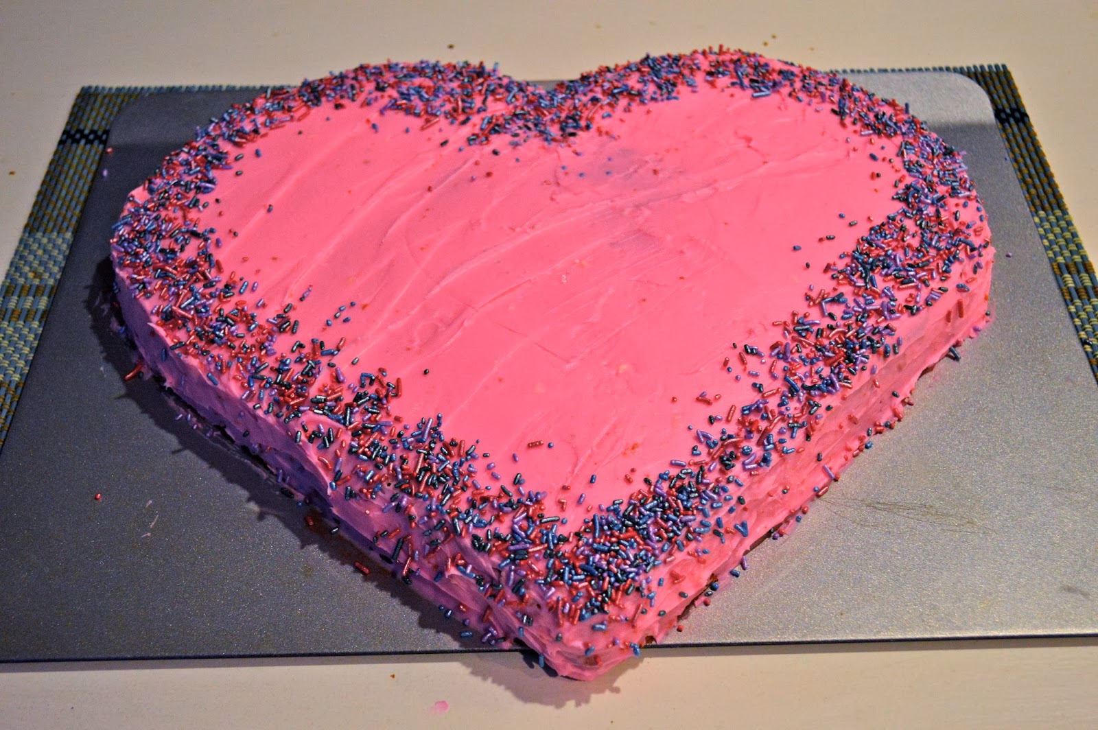 Heart shaped cake easy