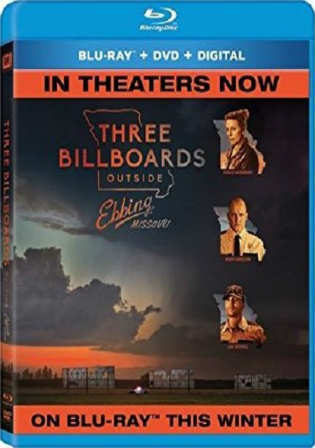 Three Billboards Outside Ebbing Missouri 2017 BRRip 400MB Hindi Dual Audio 480p