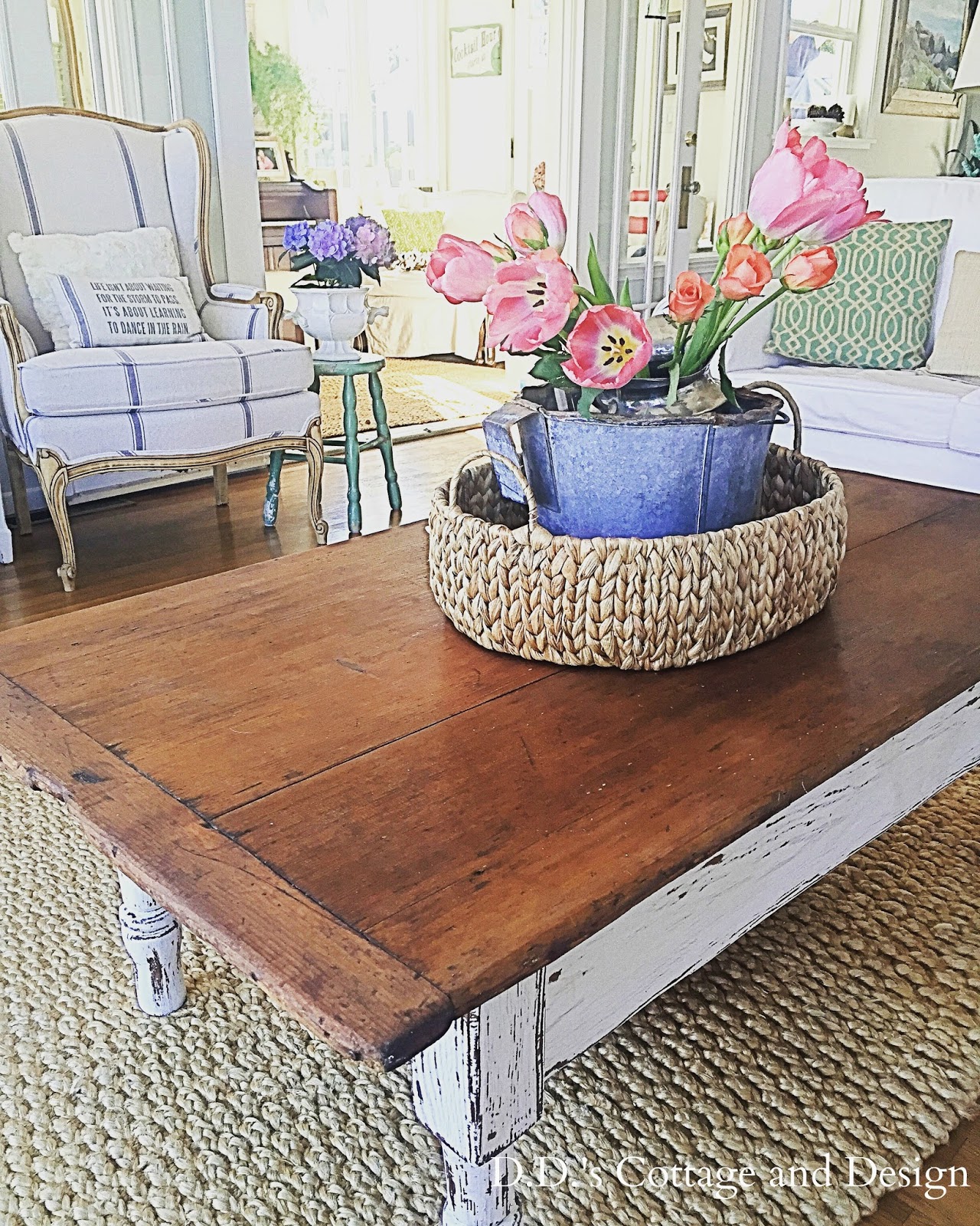 D S Cottage And Design My Vintage Farm Table My Vintage Farm Table