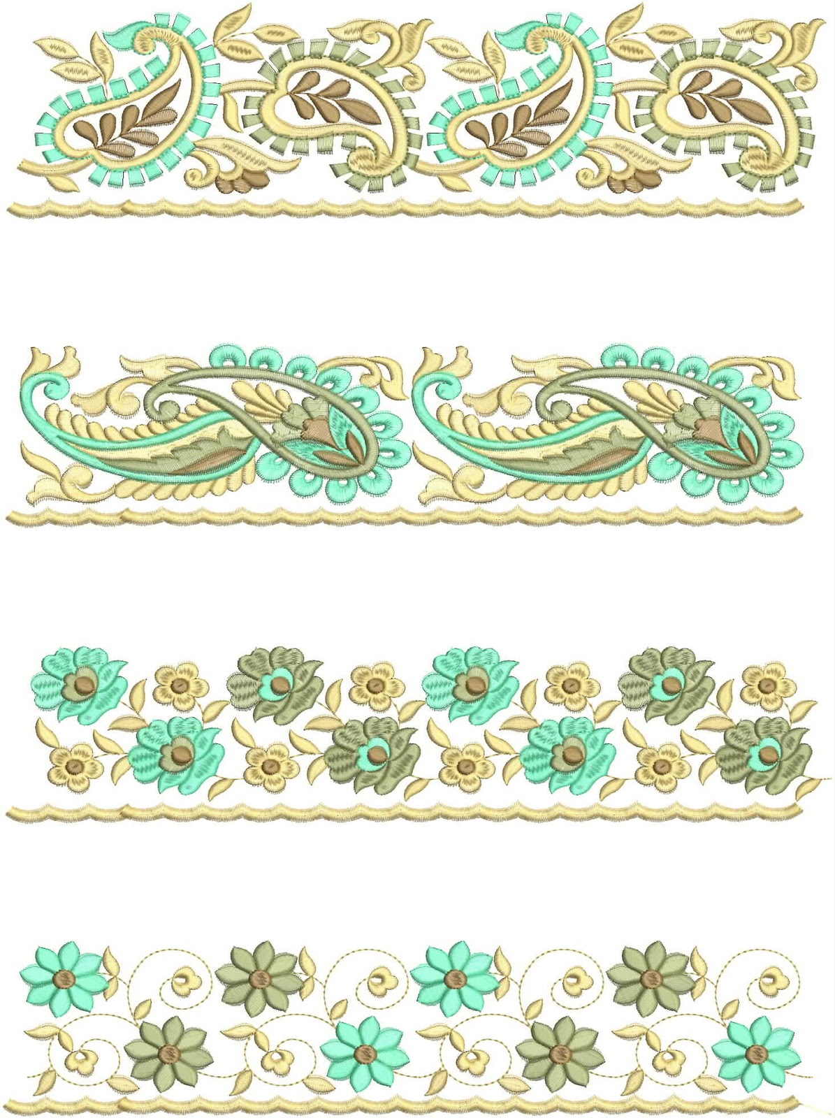 Ribbon Embroidery - Sequin Embroidery, Silk Ribbon Embroidery