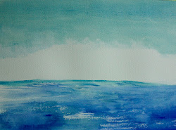 sea watercolor inspired painting artful debbie aspirations bailey