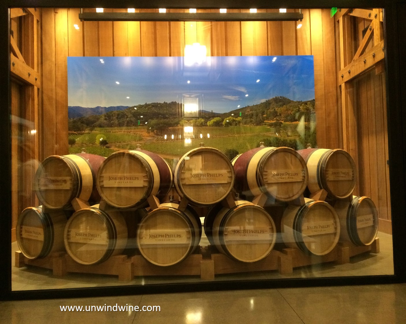 UnwindWine Joseph Phelps Napa Valley Winery Tasting