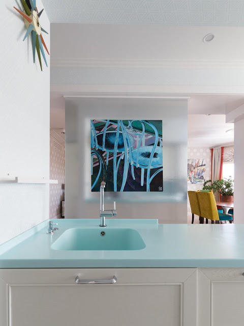From Russia with bold boho love - kitchen view bohohome.com @bohosusan