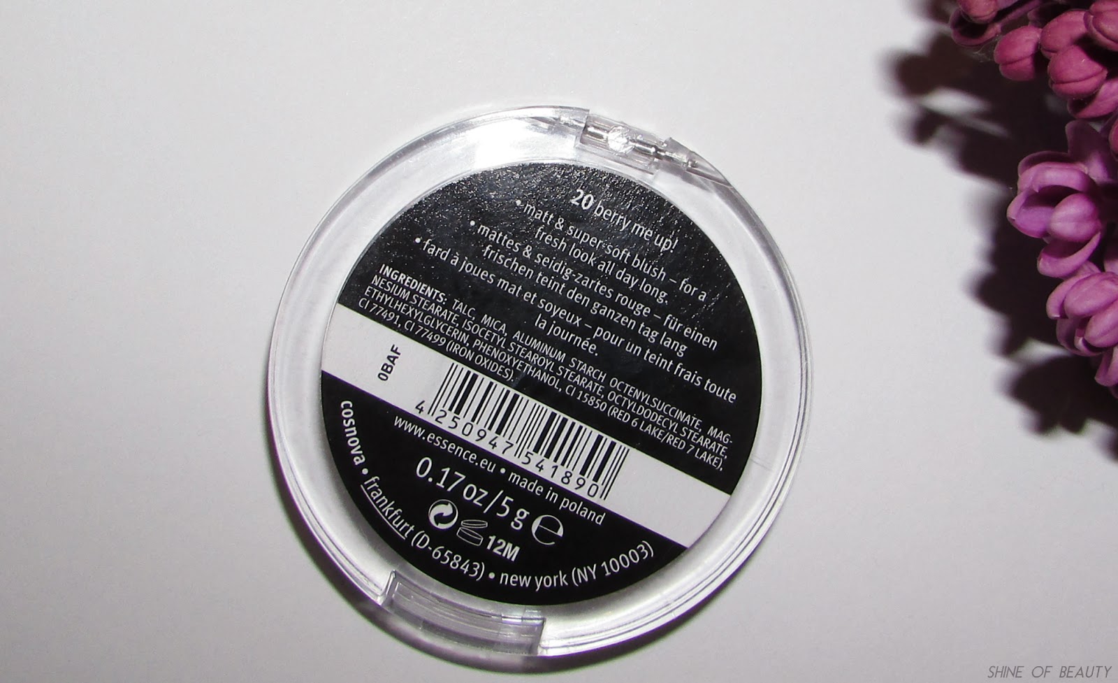 Essence Matt touch blush 20 berry me up! — Shine Of Beauty