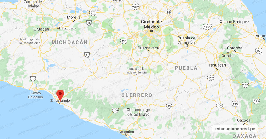 Temblor en México de Magnitud 4.0 (Hoy Jueves 28 Mayo 2020) Sismo - Epicentro - Zihuatanejo - Guerrero - GRO. - SSN - www.ssn.unam.mx