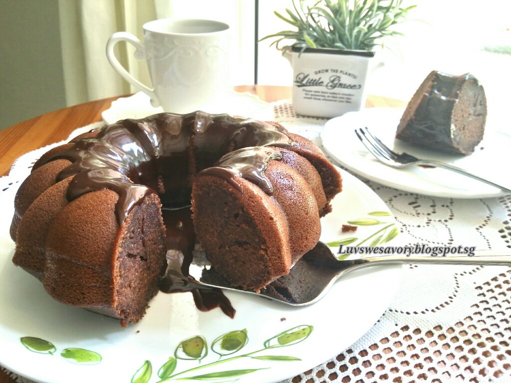 Luvswesavory Chocolate Yogurt Bundt Cake