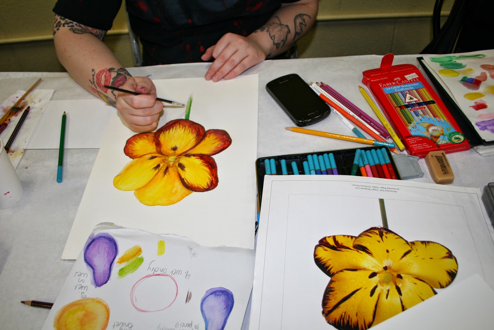 begin being Watercolor Pencil Tips and Techniques