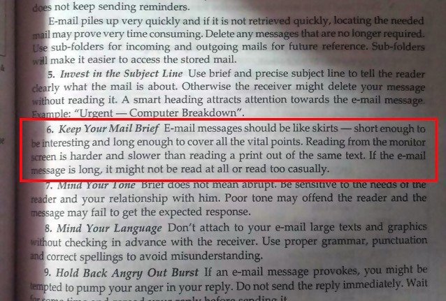 This Delhi University BCom Book Is Teaching Students That ‘Emails Should Be Like Skirts’ This Delhi University BCom Book Is Teaching Students That ‘Emails Should Be Like Skirts’