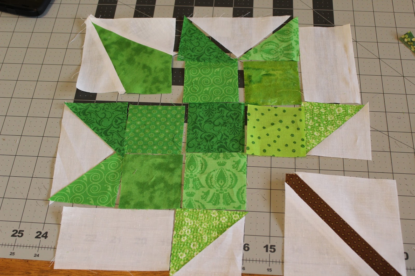 Ohio Thoughts Maple Leaf Quilt Block