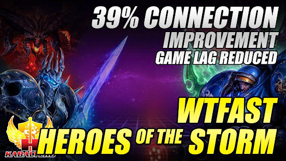 WTFast + Heroes Of The Storm, 39% Connection Improvement, Game Lag Reduced