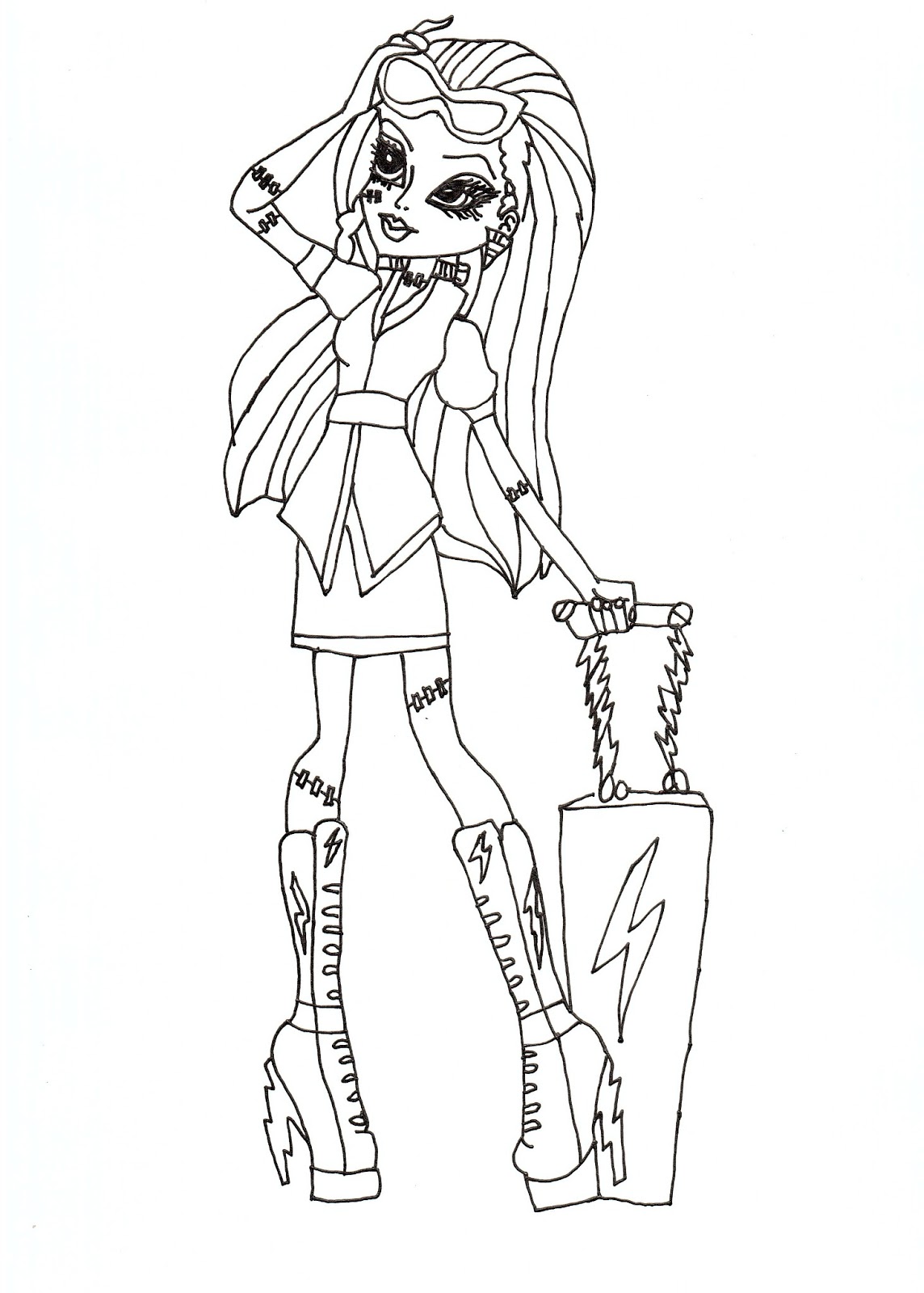 Printable Monster High Coloring Pages