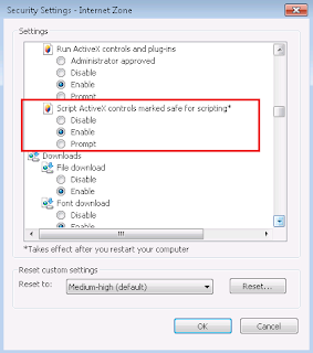Internet Explorer – Automation Server Can't Create Object