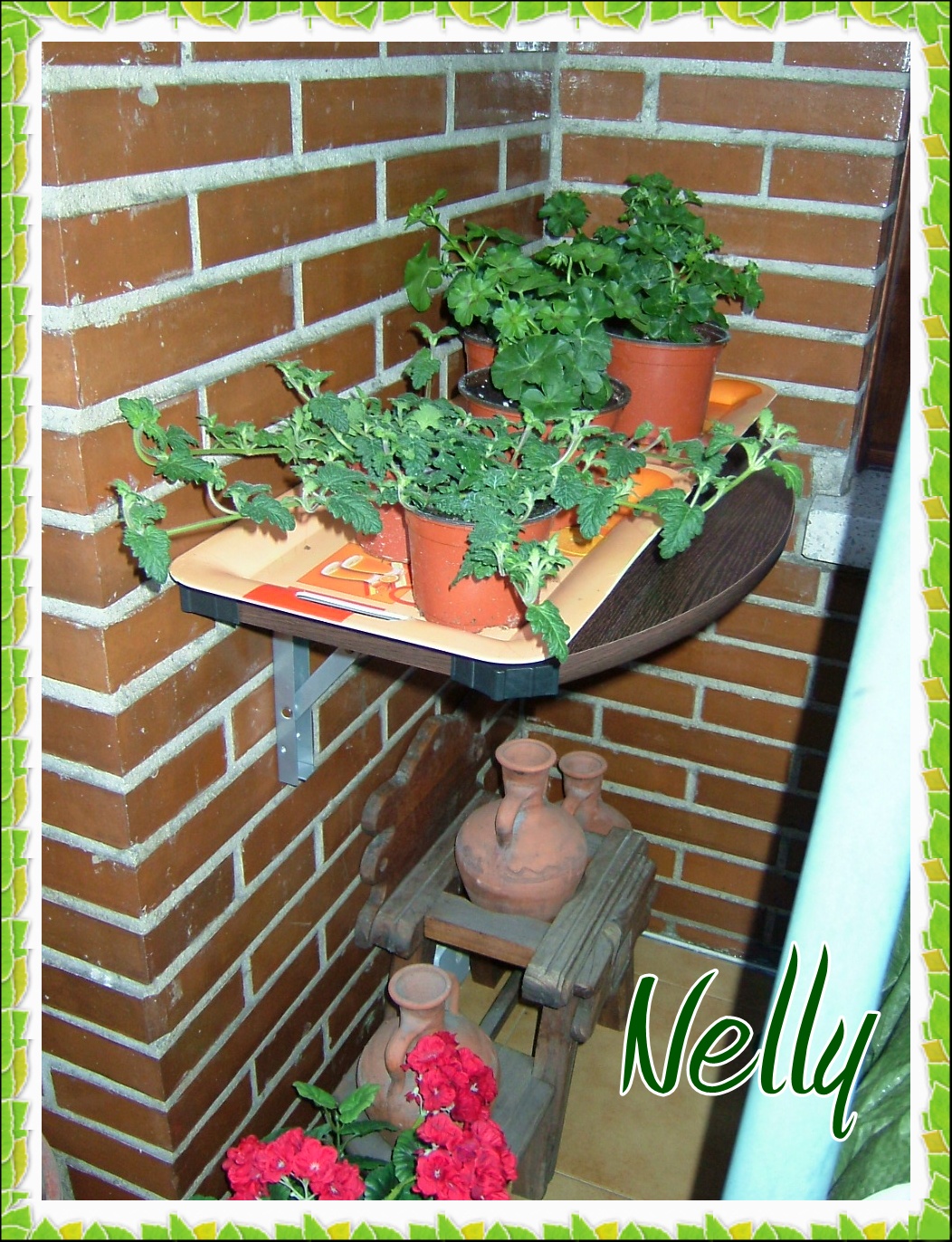 Misceláneas cristall: Paso a paso......Flores para mi balcón!!!