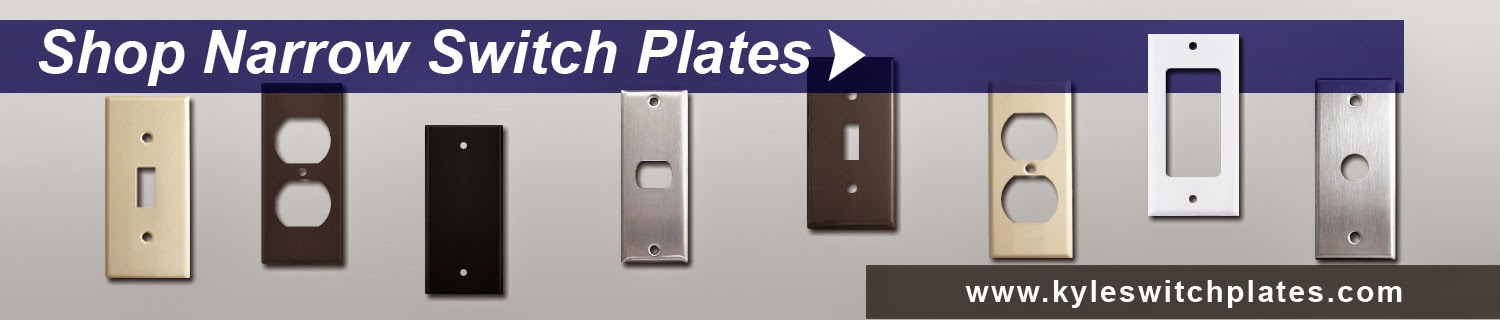 Shop Narrow Light Switch Plates and Outlet Covers