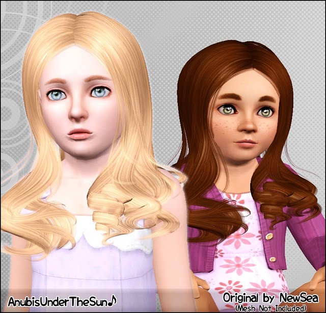 My Sims 3 Blog: NewSea's Bohemian Female Hairstyle ~ Pooklet'd for all ...