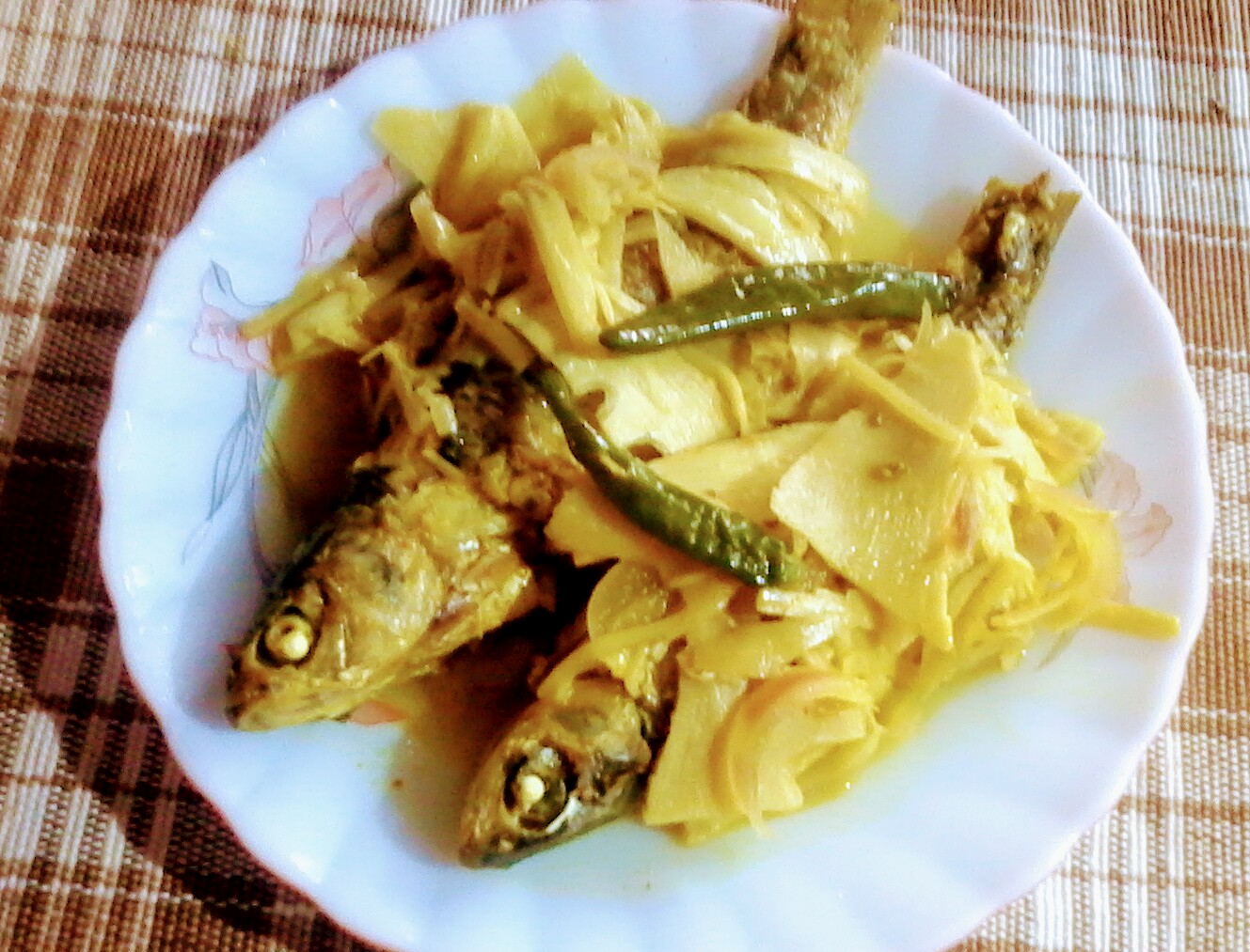 Fish curry with bamboo shoot rumi's kitchen