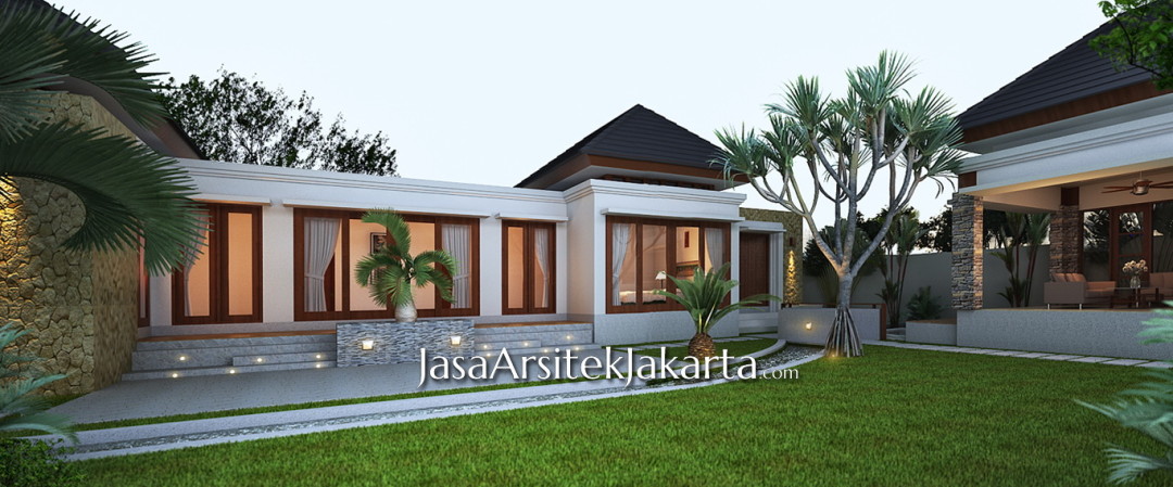 Rumah Gaya Bali Modern | Jasa Arsitek Jakarta