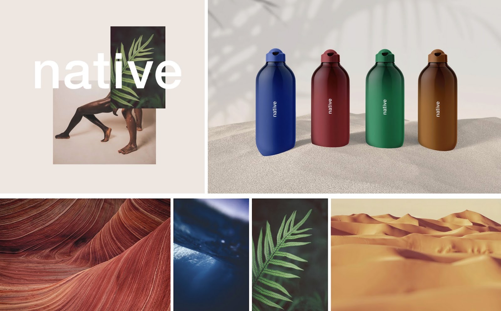 Native Organic Shower gel series on Packaging of the World Creative