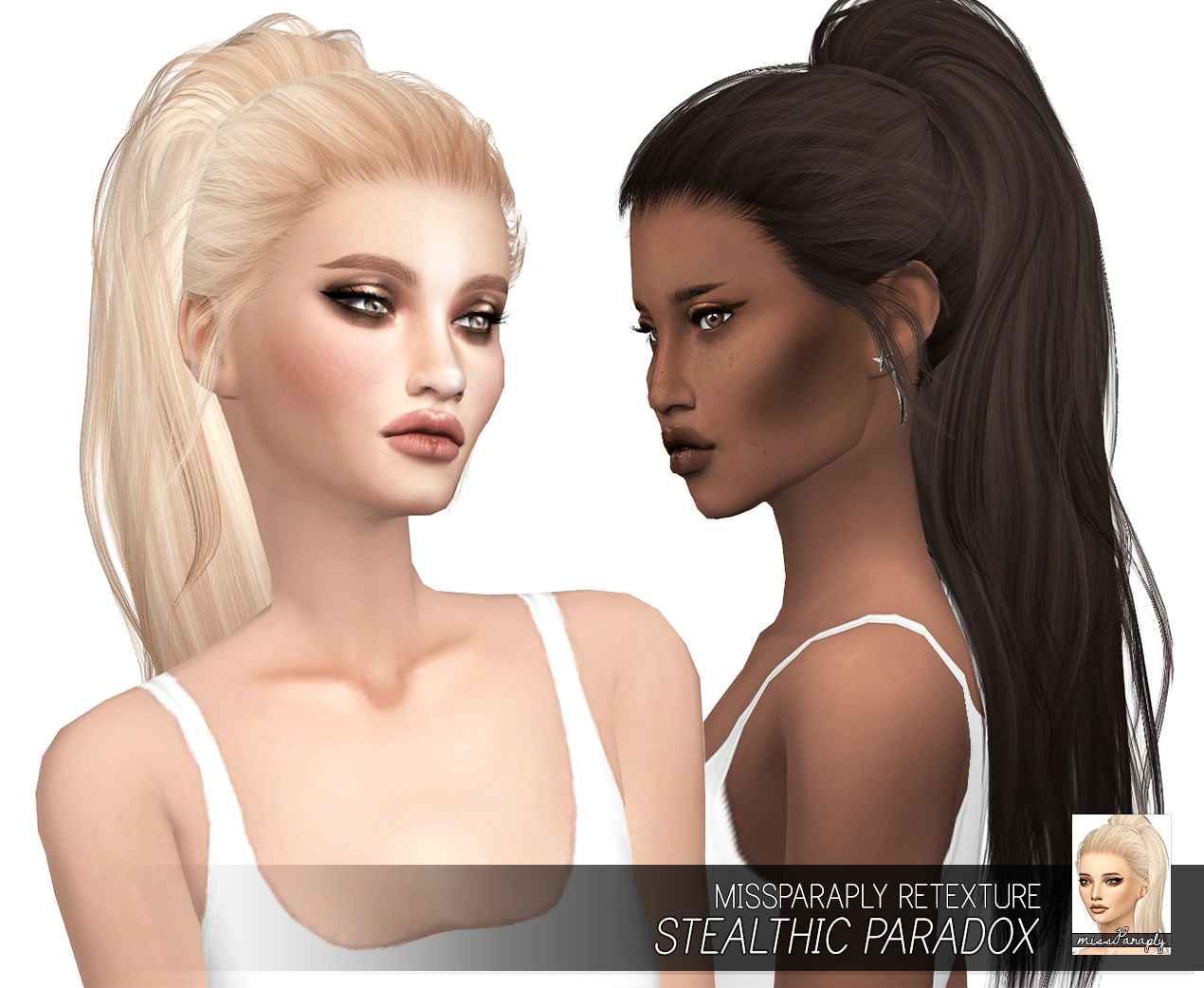 My Sims 4 Blog Stealthic Paradox Hair Retexture In 64 Colors By