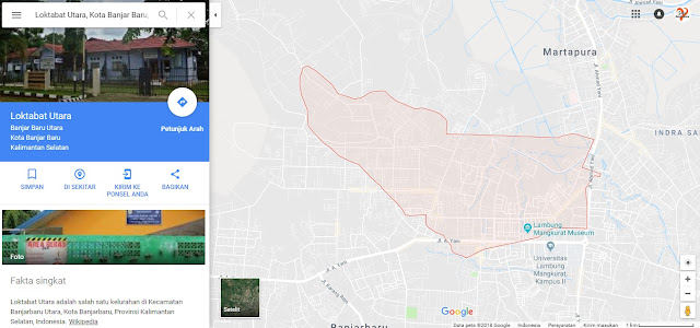 Batas Wilayah Administrasi Kelurahan "Dikacaukan" Google