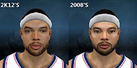 NBA2K12 Deron Williams Cyberface Patch