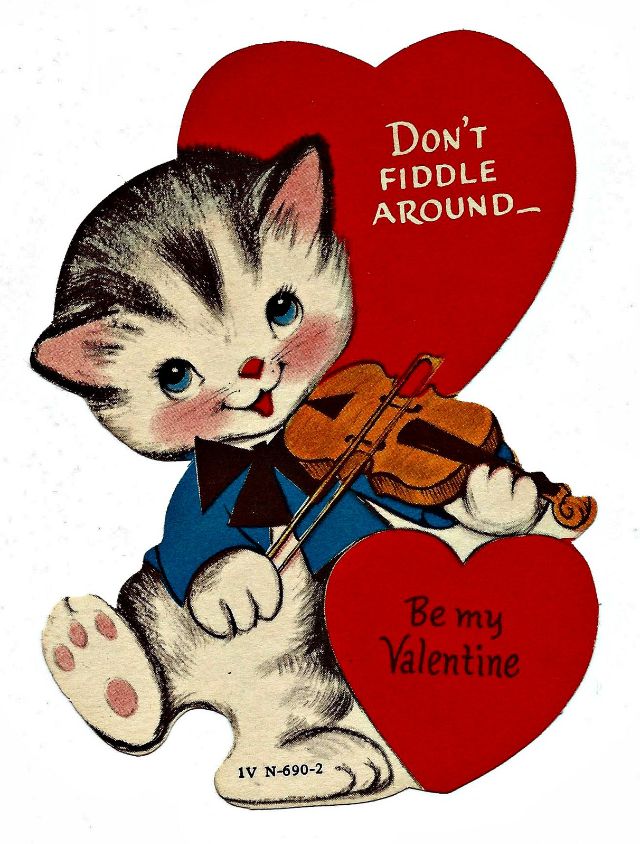 55 Humorous American Postcards of Animals For Valentine's Day From the ...