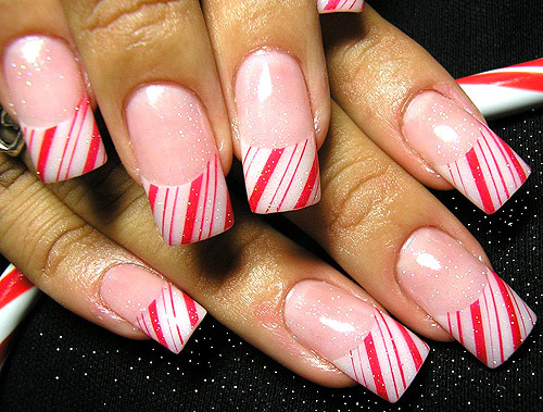 4. Pink and Teal Christmas Nail Designs for the Holidays - wide 4