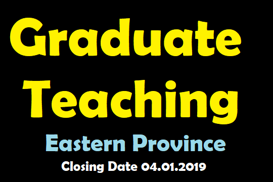 Graduate Teaching - Eastern Province