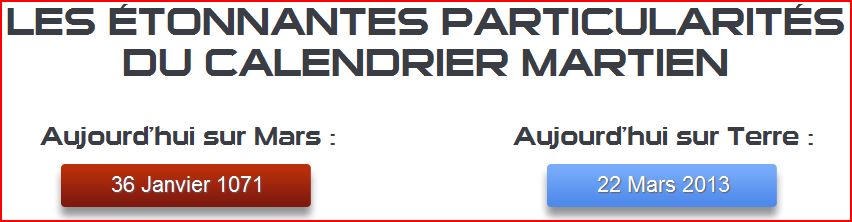 Zembrocal' Sciences: Année martienne 1071