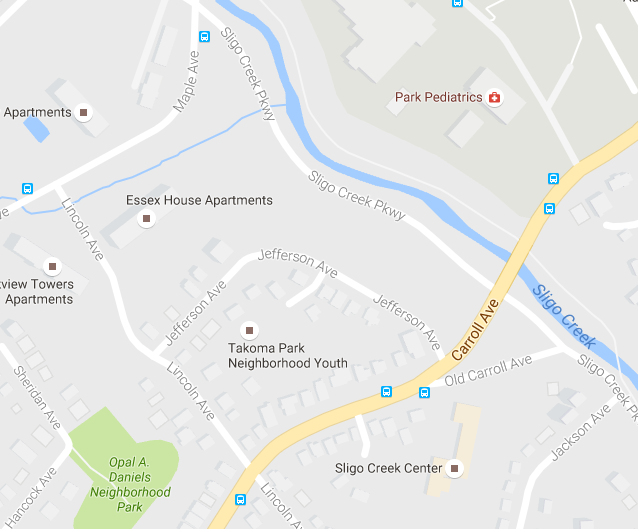 East MoCo Sligo Creek Parkway detour Nov. 1, Nov. 3 in Takoma Park