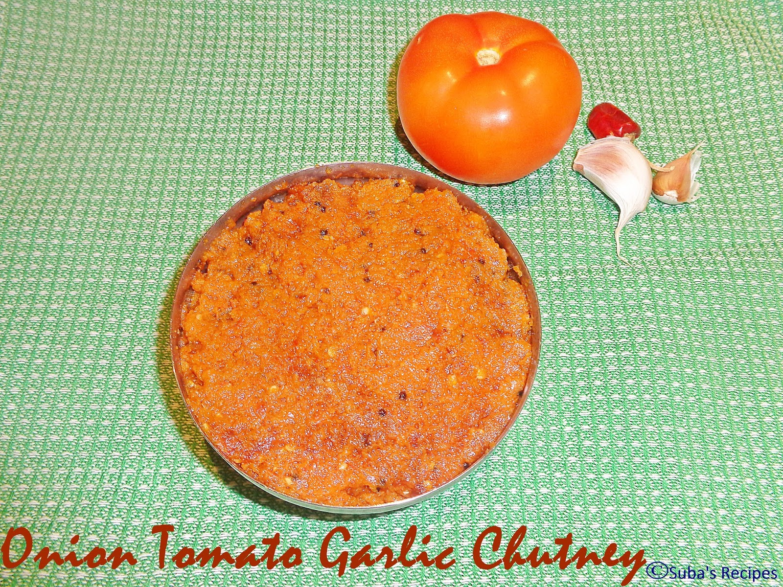 Onion Tomato Garlic Chutney Onion Tomato Garlic Thokku