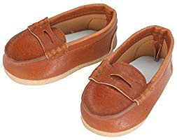 Amazon Vendor Image (Fair Use) Sophia's Brown Leather Penny Loafers