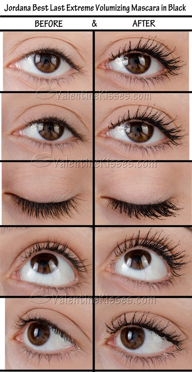 Valentine Kisses Jordana Best Lash Extreme Volumizing Mascara in Black