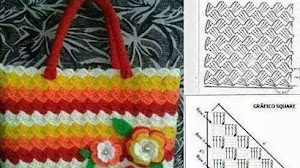 2 patrones de bolso tejido al crochet
