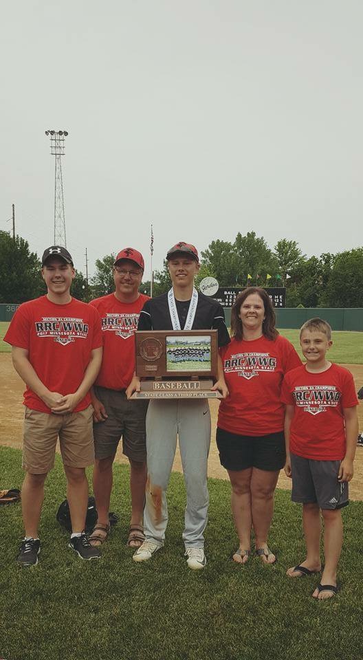 the Olsons bronze for MN State Baseball Tournament