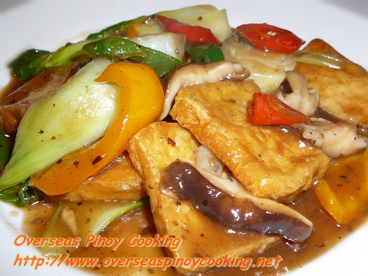 Vegetables and Tofu with Black Bean Sauce
