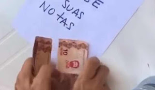 Banco Central proibiu e bancos não podem receber notas com carimbo Lula Livre - fake news.
