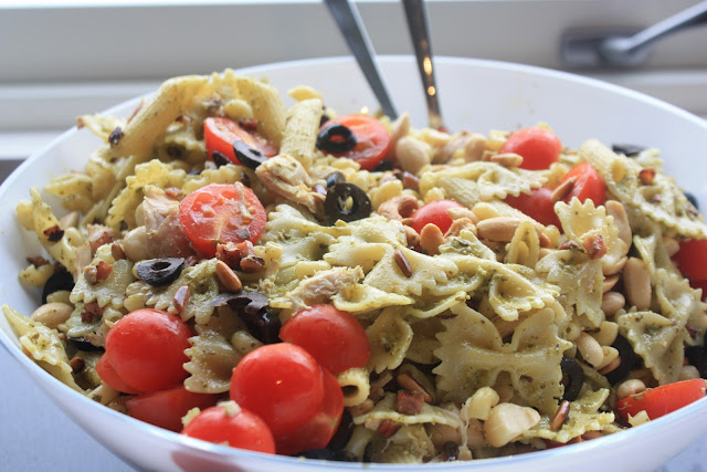 Glad i mat: Pestosalat med kylling og bacon