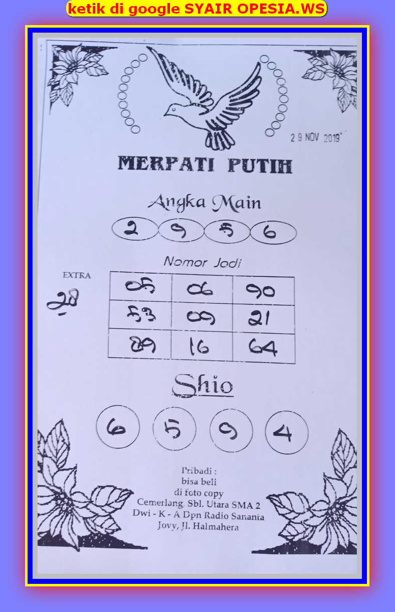 1 New Message Kode Syair Hongkong 29 November 2019 Forum Syair Togel Hongkong Singapura Sydney