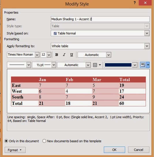 3 CARA MEMILIH DESIGN TABEL PADA MICROSOFT WORD 2010 Fungsi dan Rumus Excel Lengkap