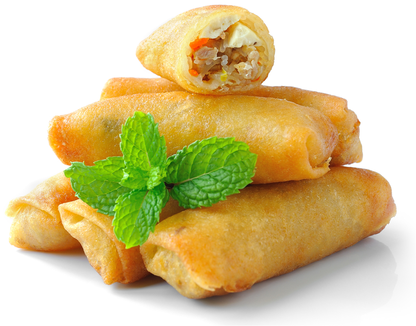 Easy Egg Rolls and Lilly Dot