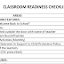 Classroom Readiness Checklist (Free Download)