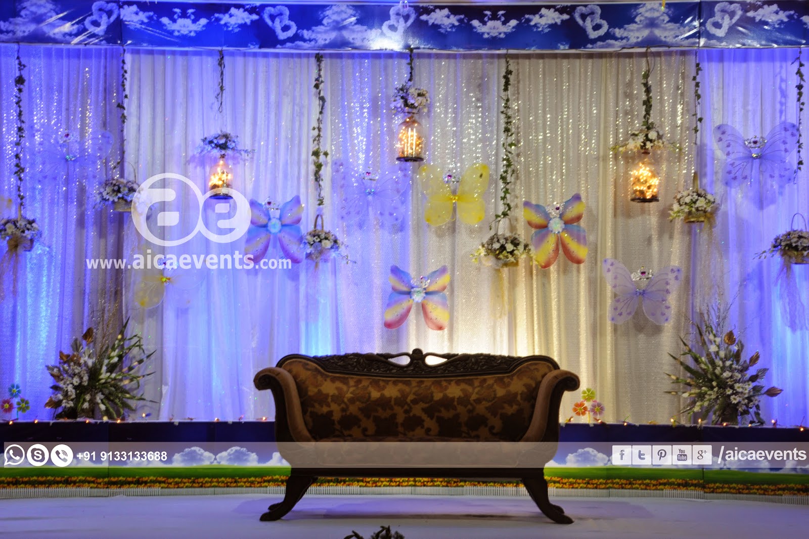 Aicaevents India Butterfly Theme Birthday Party Ideas