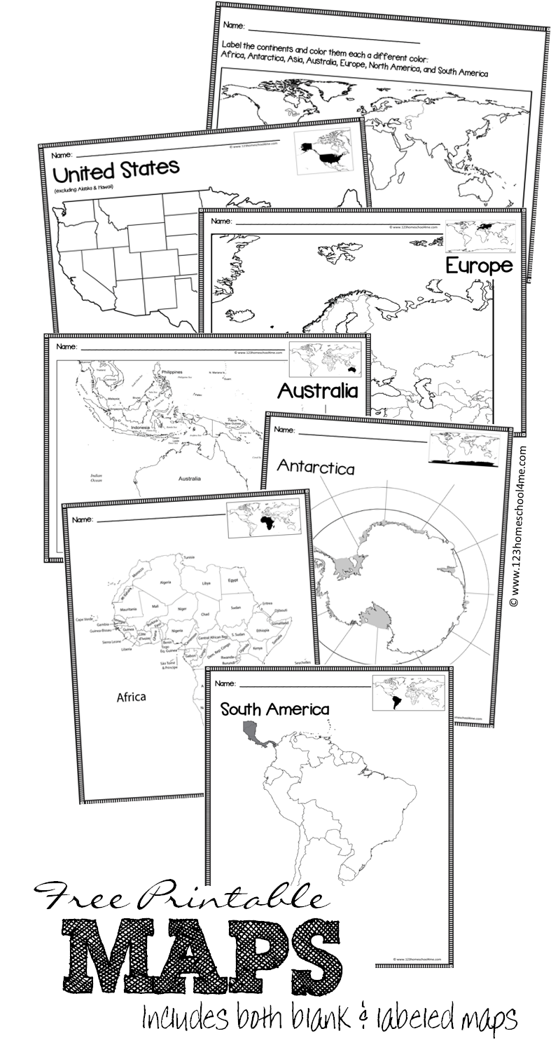 Free Pprintable Map Of Usa With States Labeled