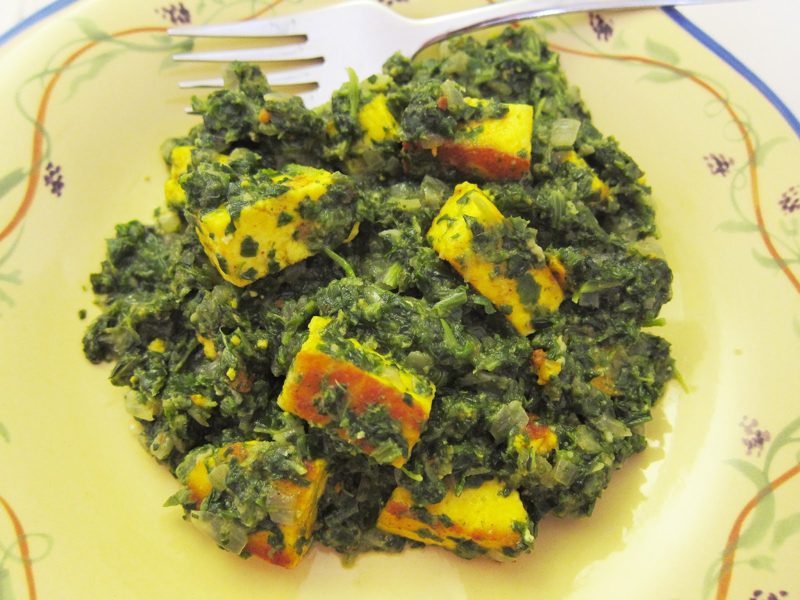 Bloatal Recall: Saag Paneer (Spinach with Indian Cheese)