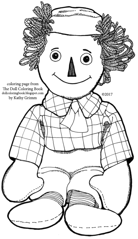 red haired doll with a triangle nose