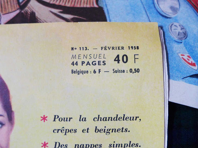 magazine "mon ouvrage" 1958
